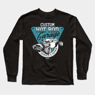 Hot rod garage Long Sleeve T-Shirt